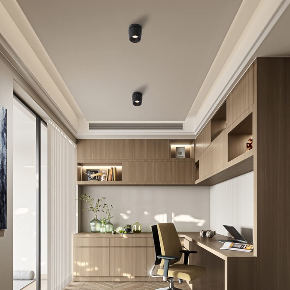 Regulowany reflektor sufitowy LED, kinkiet powierzchniowy, nowoczesne światła do galerii i mini reflektory akcentujące, kierunkowe reflektory nocne do sypialni i regałów