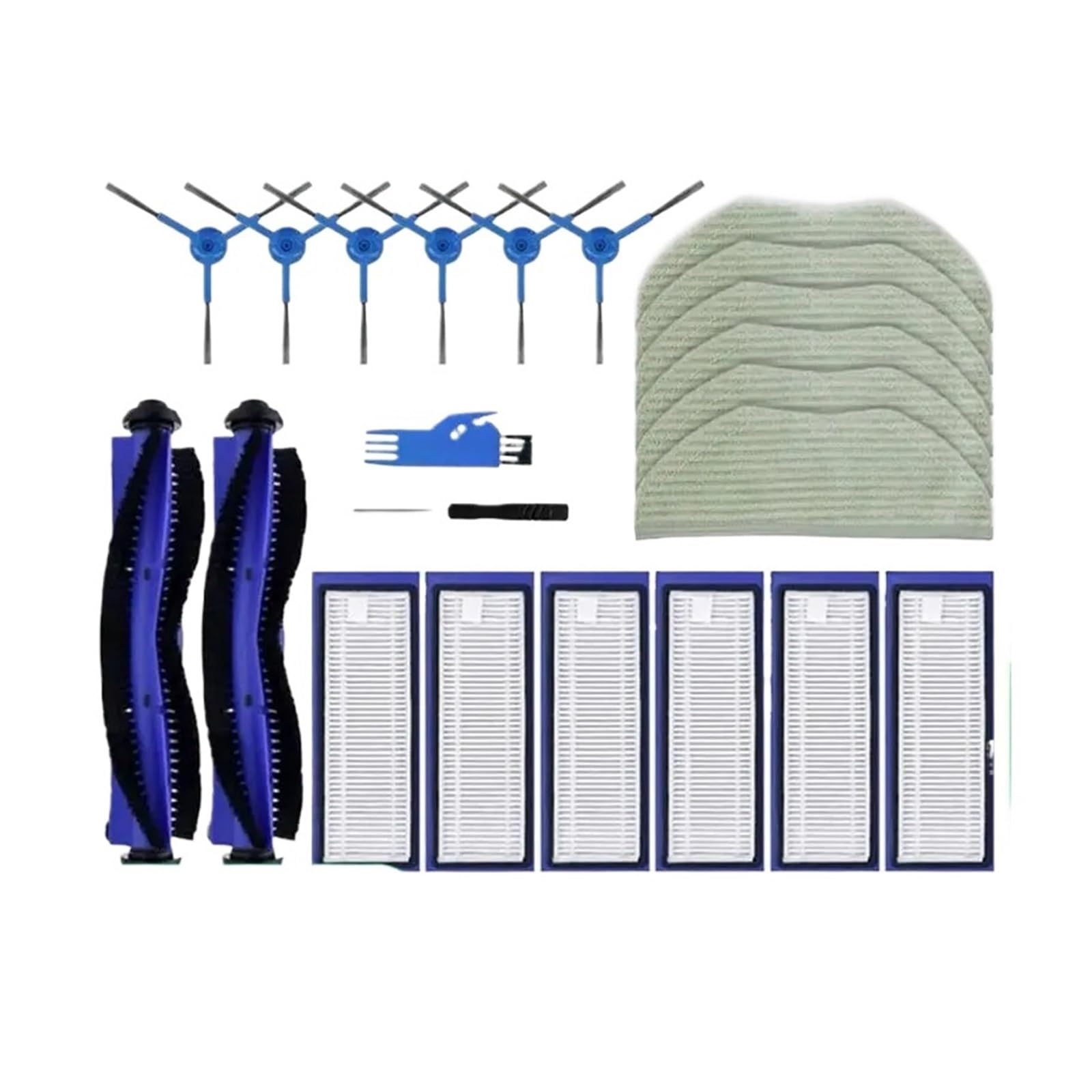 Brosse latérale et chiffons pour Eufy L70 Hybrid pour retrouver des sols propres