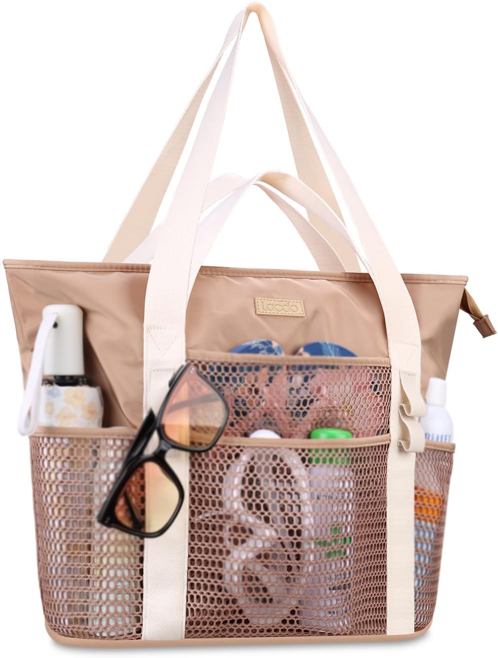 Amazon.co.jp: [Lacdo] 女性用ビーチバッグ、女性用ビーチトートバッグ