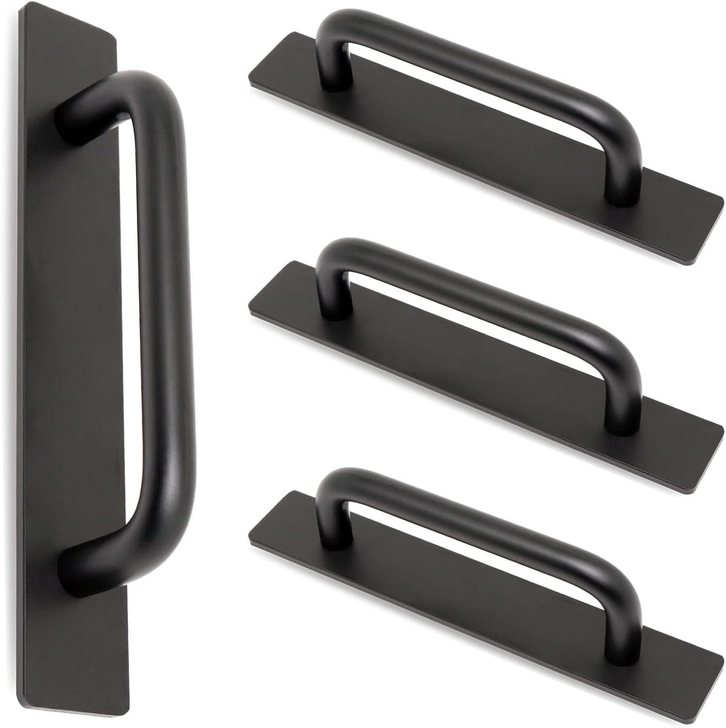 BENLIUDH 4 Pack Handles, SelfStick Instant Drawer Handles Pulls Stick On