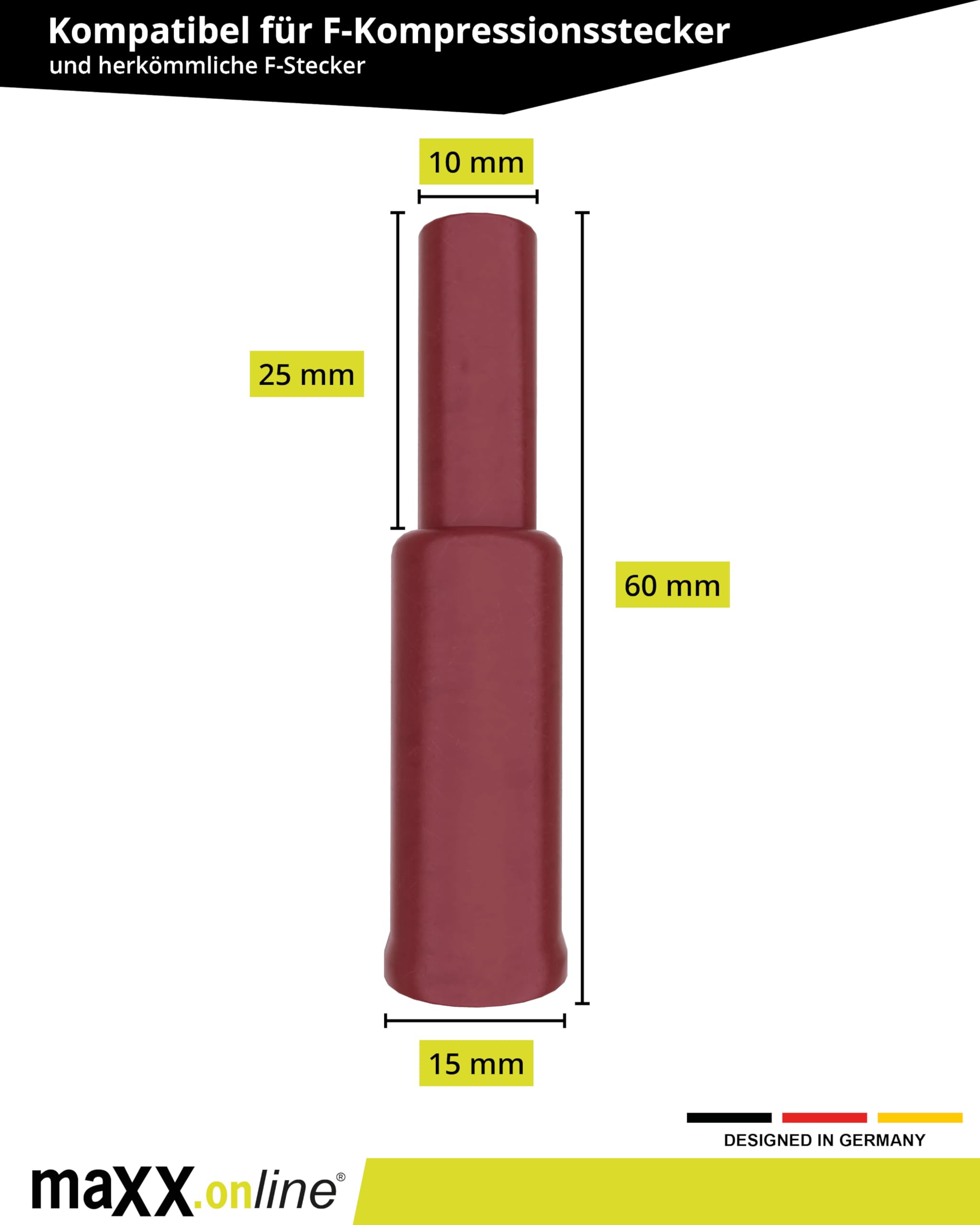 10 x wtyczka F gumowa tulejka i zabezpieczenie przed zagięciem kabla do wtyczek kompresyjnych i wtyczek F wszelkiego rodzaju, kabel satelitarny, kabel koncentryczny, ochrona przed