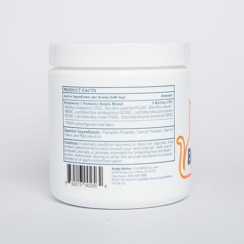 Miniatura 3 de Probiótico + prebiótico para gatos - Salud de la flora intestinal, salud digestiva e inmunológica, diarrea y apoyo intestinal - 3 mil millones de