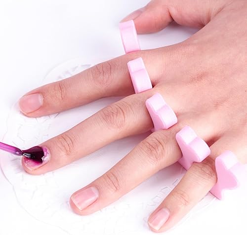 Miniatura 5 de 60 separadores de dedos para pedicura, separadores de dedos de esponja suave para esmalte de uñas, separadores de dedos divisores de dedos para