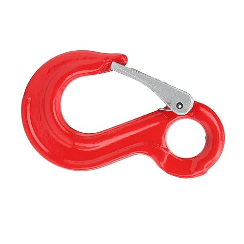 Miniatura 8 de Gancho de elevación de ojo Acero aleado con seguridad Límite de carga de trabajo de 2 toneladas Gancho de elevación de ojos fijo redondo Gancho de