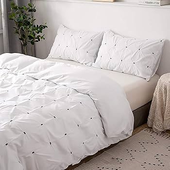 Amazon.com: 3 PCS Duvet Cover Set,Soft Quilt Cover Embroidery