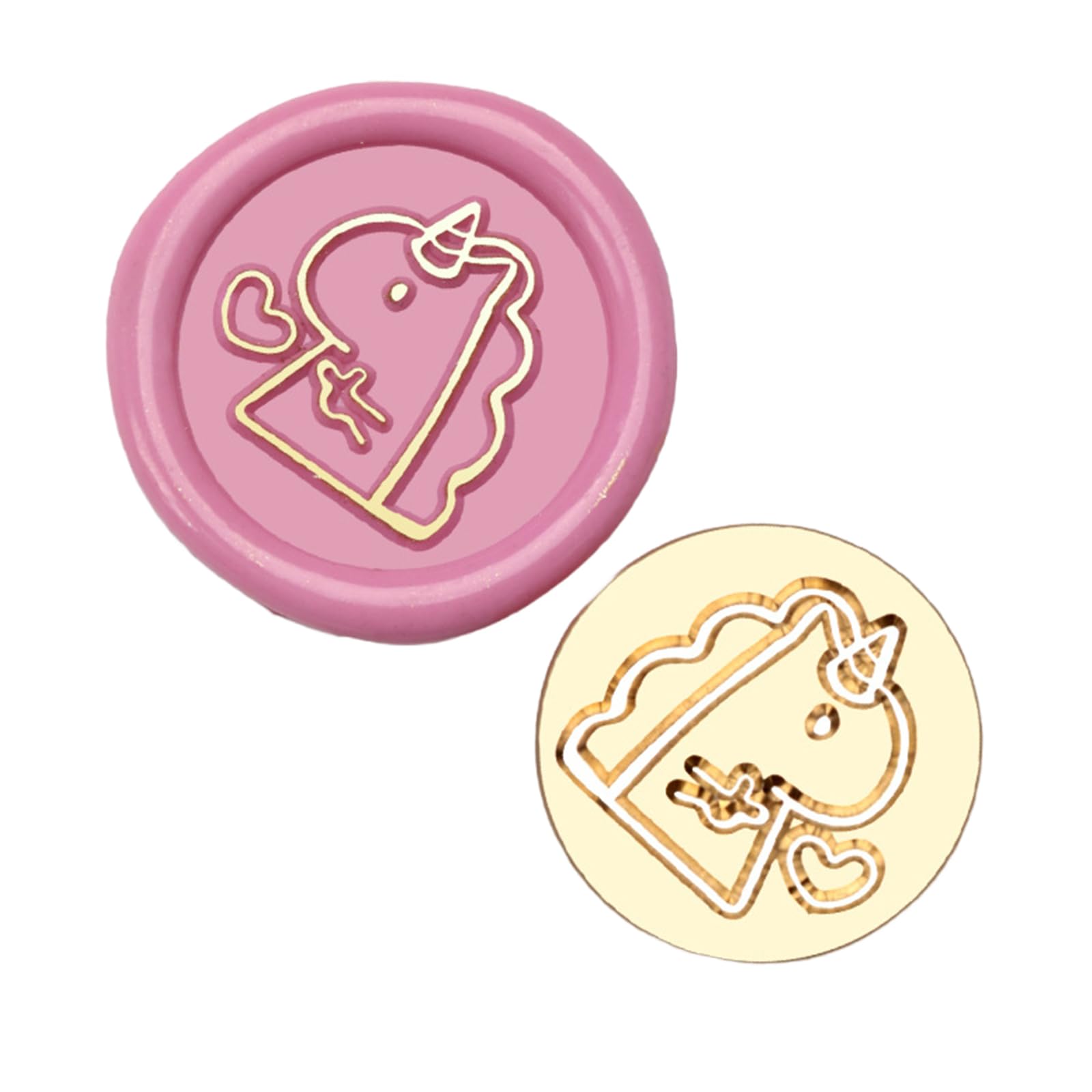 Yhplxyuus 10Pcs Embossed Sealing Stamp, Scrapbooking Stamp Head for Wedding Invitations, Wine Bottle, Package Embellishments Wrapping