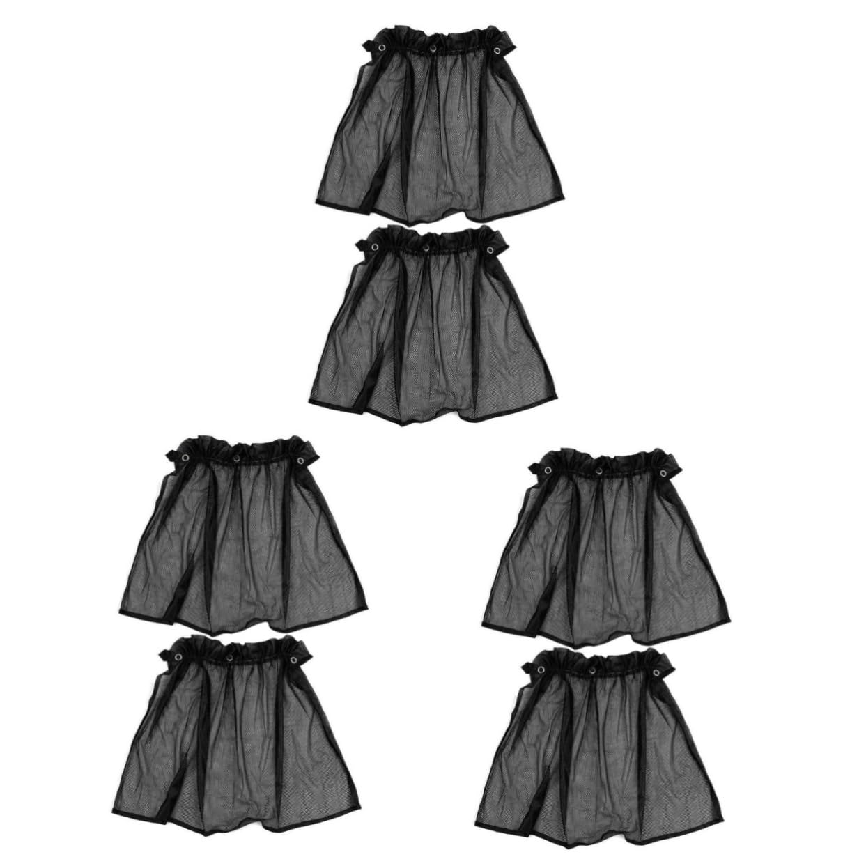 SOLUSTRE 6 Piezas Sombra de la Ventana del Coche Lado de Sombra atrapasol para sombrilla Car Window Shade cortinillas para Coche Parasol de Coche Cortina de la Ventana del Lado de la Sombra