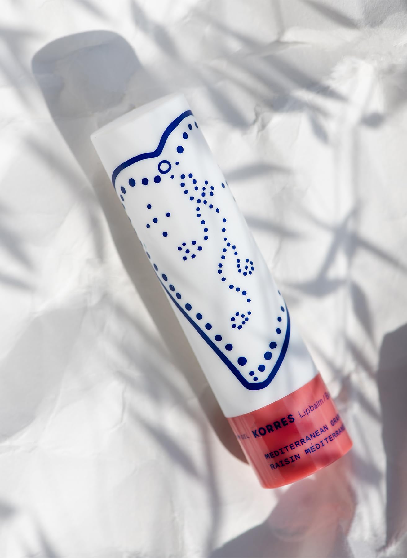 KORRES Pielęgnujący balsam do ust z masłem Cocoa, dodatkowa pielęgnacja suchych ust, pielęgnacja ust z masłem shea, bezbarwny i wegański, 4,5 g