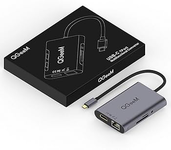 QGeeM ドッキングステーション　usb-c接続ハブ Amazon | QGeeM USB 3.0 ドッキングステーション トリプル