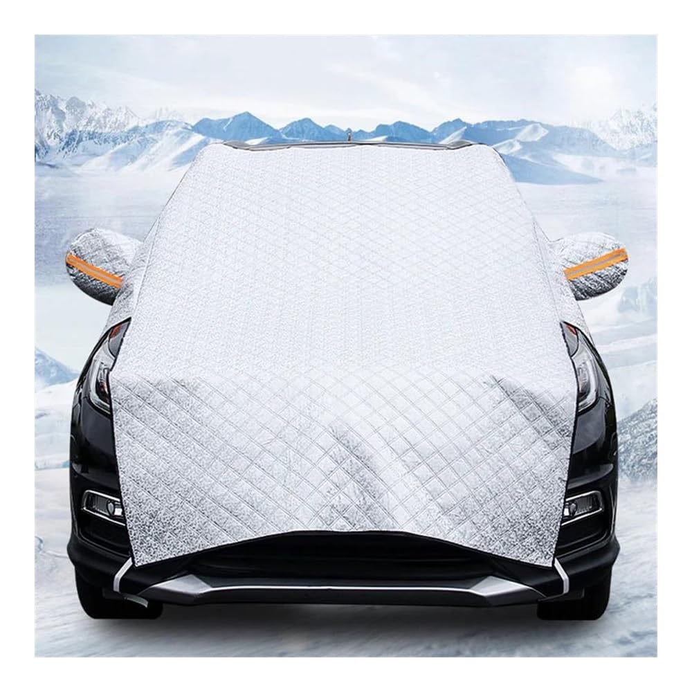 Housse de Protection pour Pare-Brise Couverture De Neige Pour Pare-brise Avant De Voiture Grand Pare-soleil Imperméable Protection Anti-glace Accessoires Extérieurs Automobiles D'hiver Protection Pare