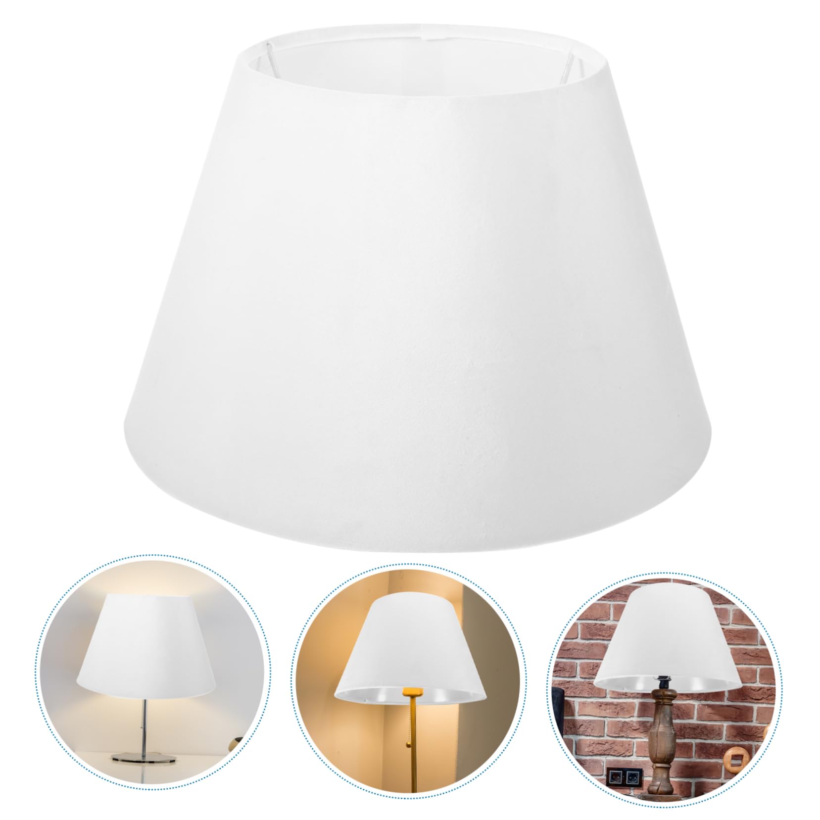 NUOBESTY Cubierta De Lámpara Pantalla Circular Para Lámpara De Escritorio De Pared Hecha De Material Para Dormitorio Sala De Estar Oficina