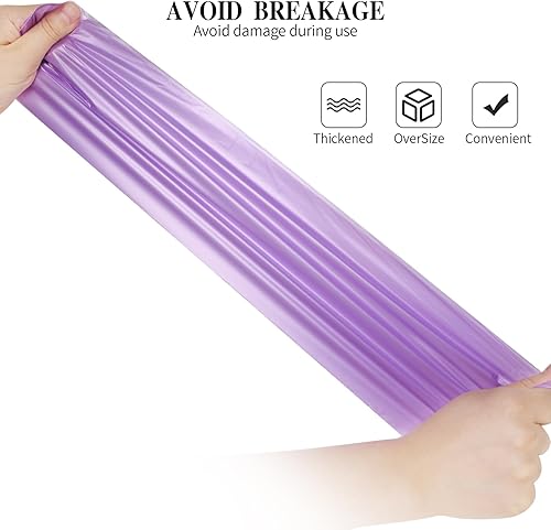 Miniatura 10 de 3 rollos de bolsas de basura pequeñas  60 unidades duraderas de 4 galones pequeñas bolsas de basura para el hogar, oficina, cocina, baño,