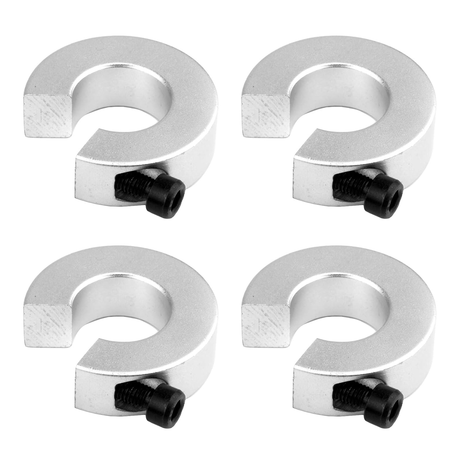Produktbild von 4 Stück SBR20 Linearführungs-Anschlagringe | Aluminium-Klemmringe Für Linearmodule, Graviermaschinen & Präzisionsgetriebe
