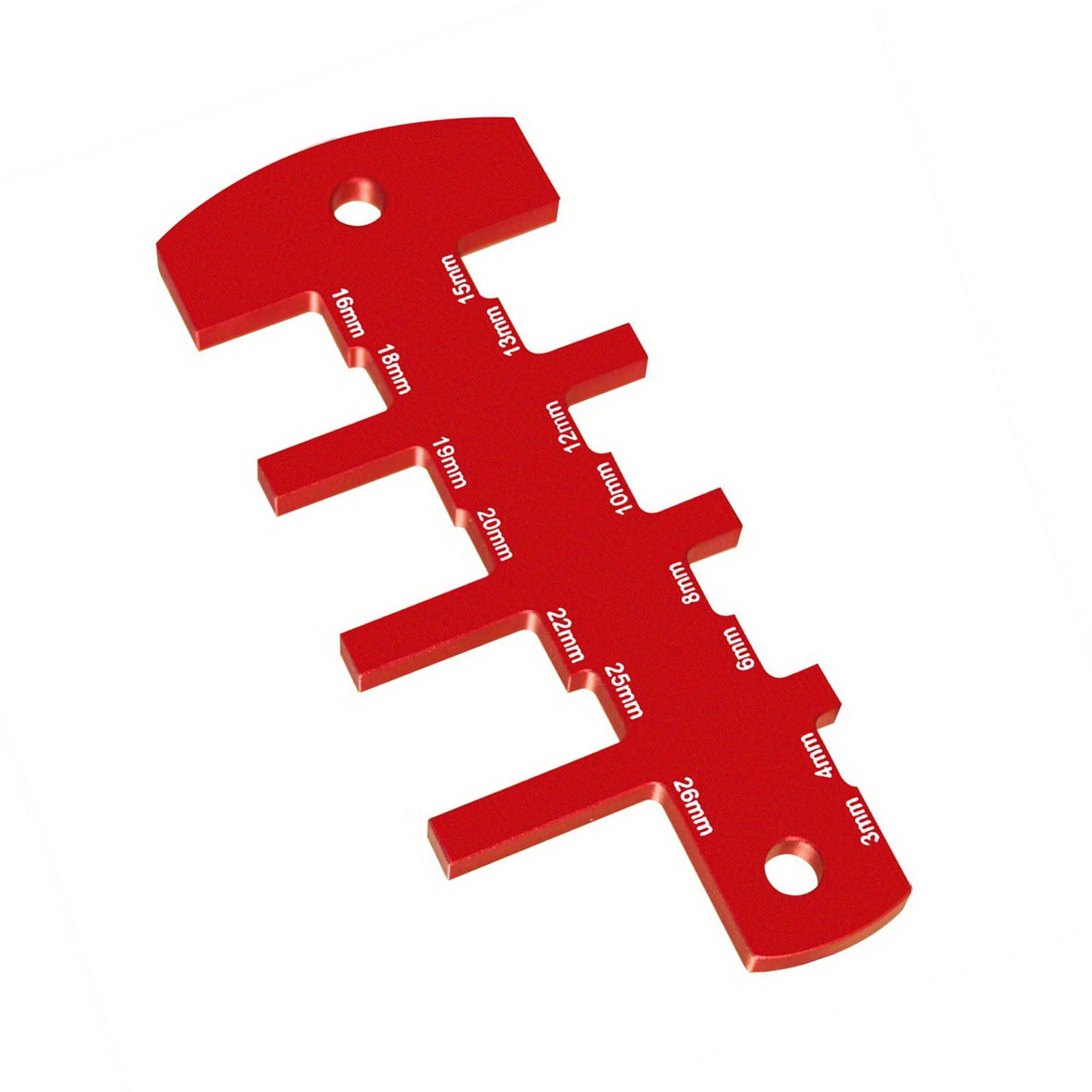 Hsioluted Lightweight Aluminum Cut Height Gauges Woodworking Measurement Instrument Woodworker Essential For Projects Routers Table Height Measurement Tool