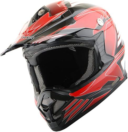 Miniatura 2 de 1Storm Casco de motocross adulto ATV Dirt Bike BMX Downhill Mountain Casco Track Style H819-5