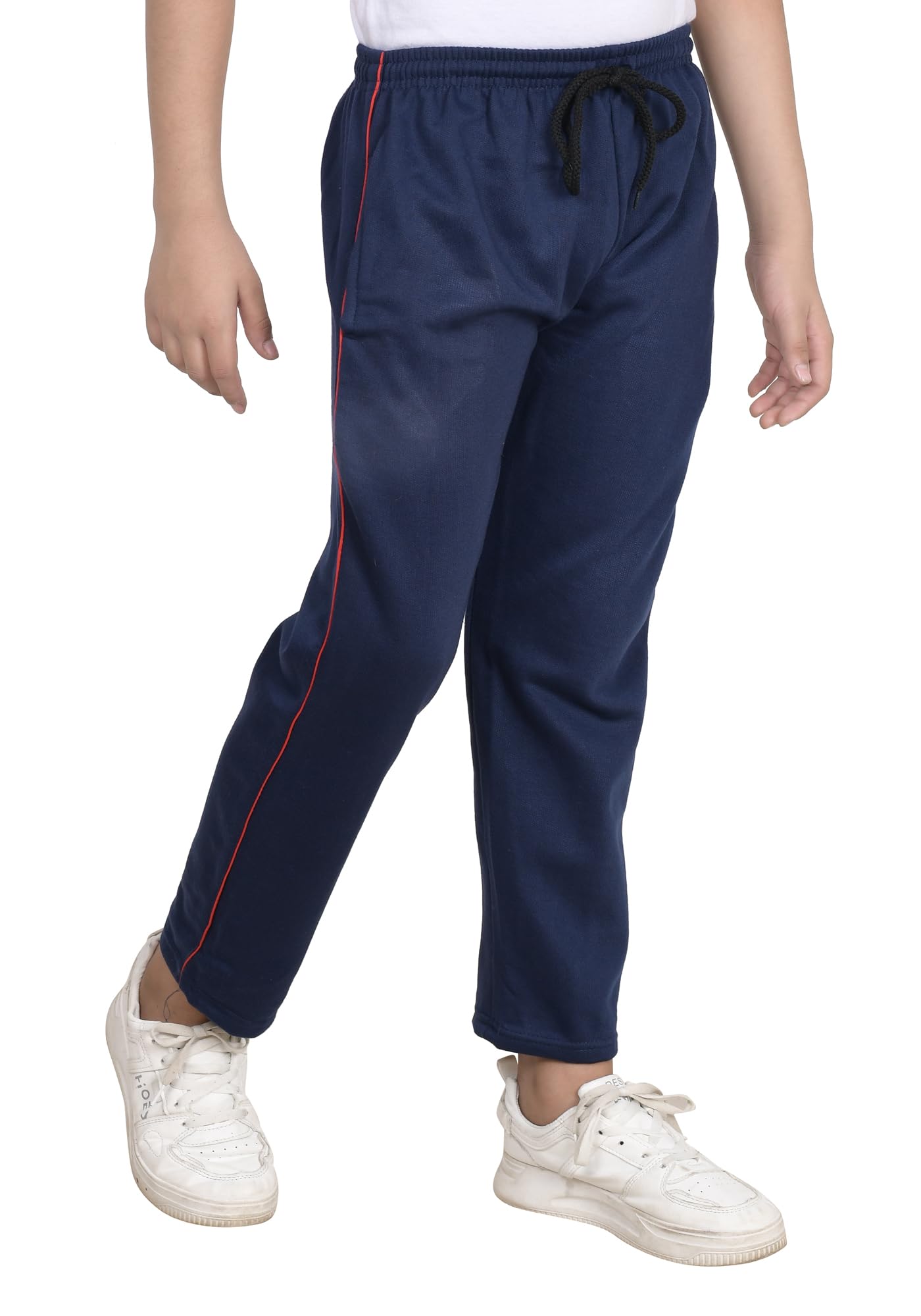 Boys Solid Fleece Warm Side Piping Lower Trackpant for Winter (Pack of 1)-image-28
