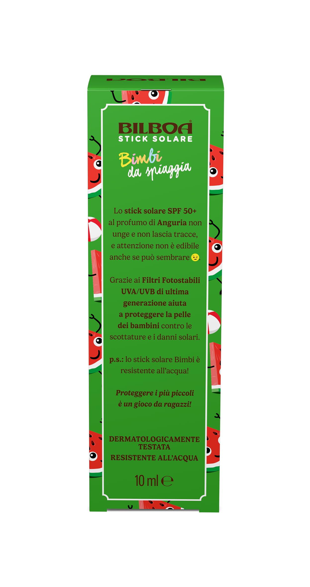 Bilboa Bimbi da Spiaggia Stick Solare SPF 50+ per Bambini Protezione Solare 10 ml