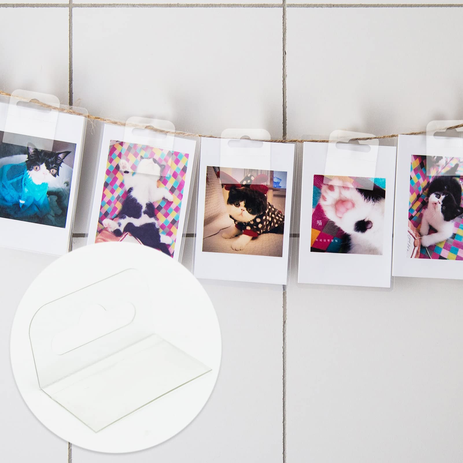 200 Pezzi Ganci Adesivi Trasparenti Autoadesivi Per Appendere - Foto 7