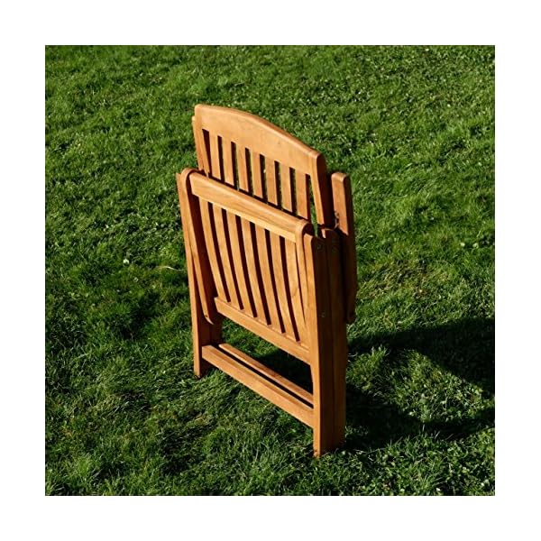 ALEOS Teak Hochlehner Tobago, 7-fach verstellbar