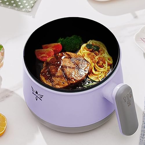 Miniatura 4 de Shabu Shabu Shabu - Olla eléctrica multifunción automática inteligente de 1.8 L, mini olla antiadherente con control multipotencia, cocina eléctrica