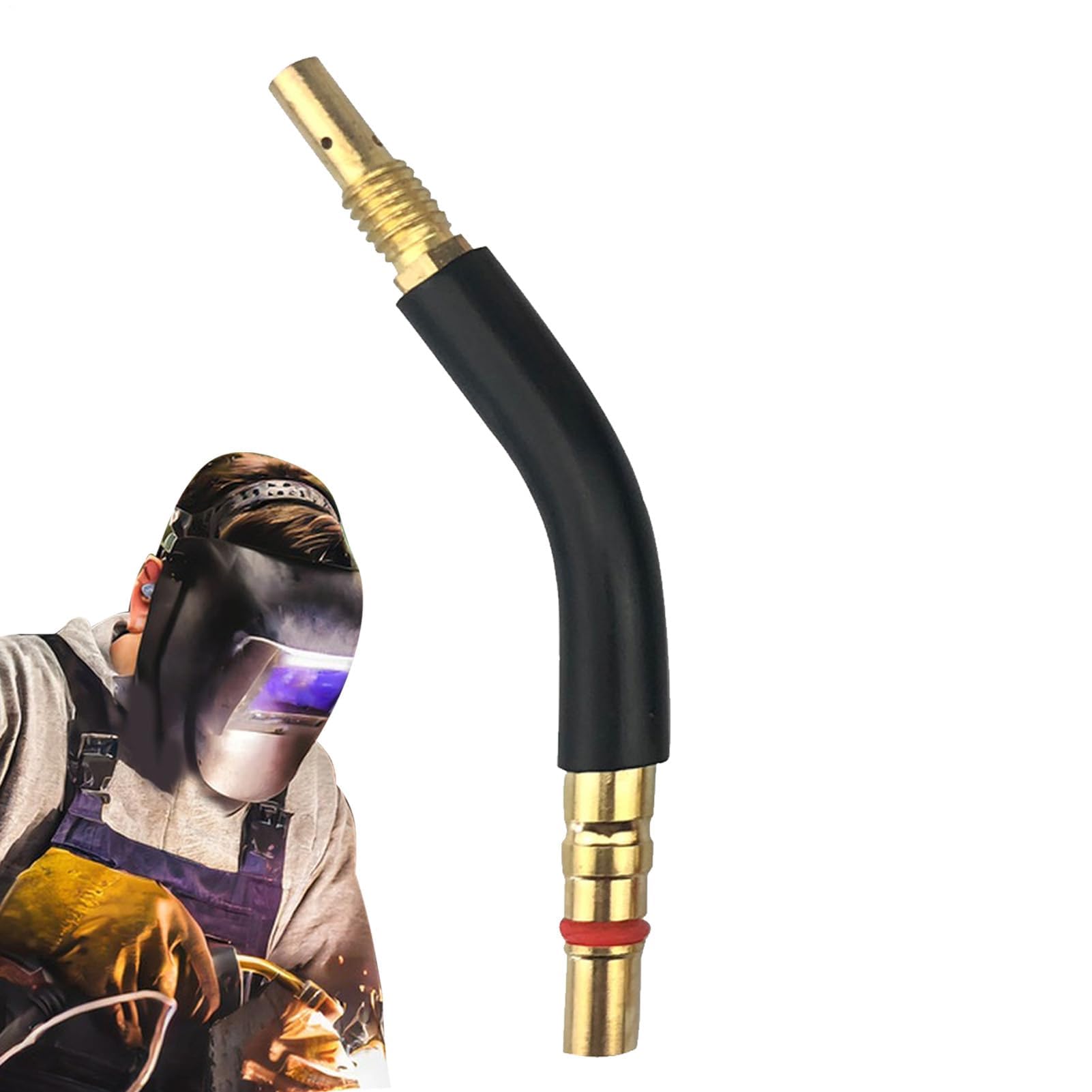 Welding Tube Neck | Metal Flexible Welding Attachment Bending Sticks - Sturdy Torch Tube Soldering Tool for Machinery Maintenance Pipe