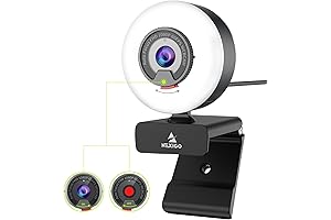 NexiGo N960E 1080P 60FPS Webcam with Web Camera Light