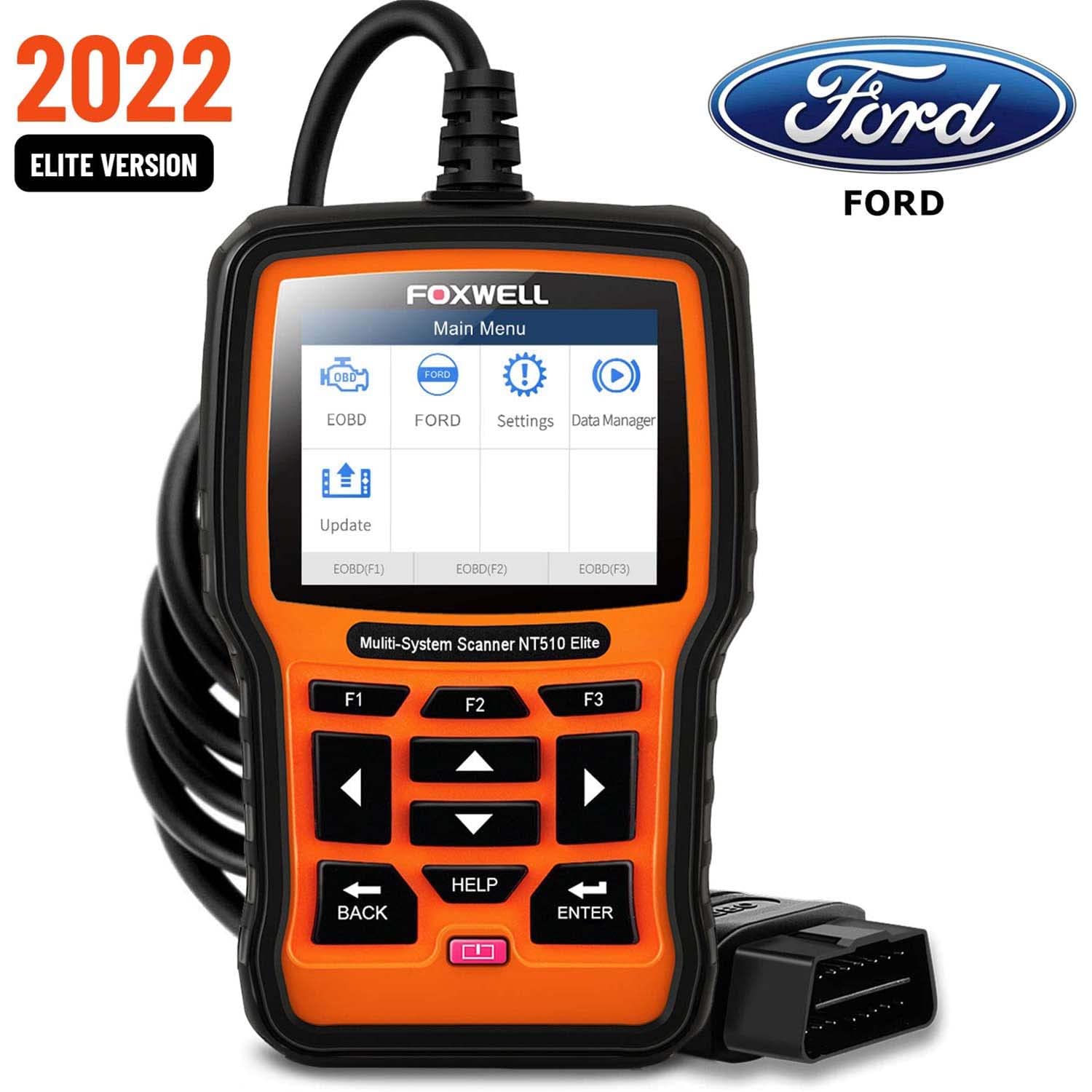 FOXWELL NT510 Elite Bidirectional Scanner All System Diagnosis for Ford Lincoln Mercury, ABS Bleedin