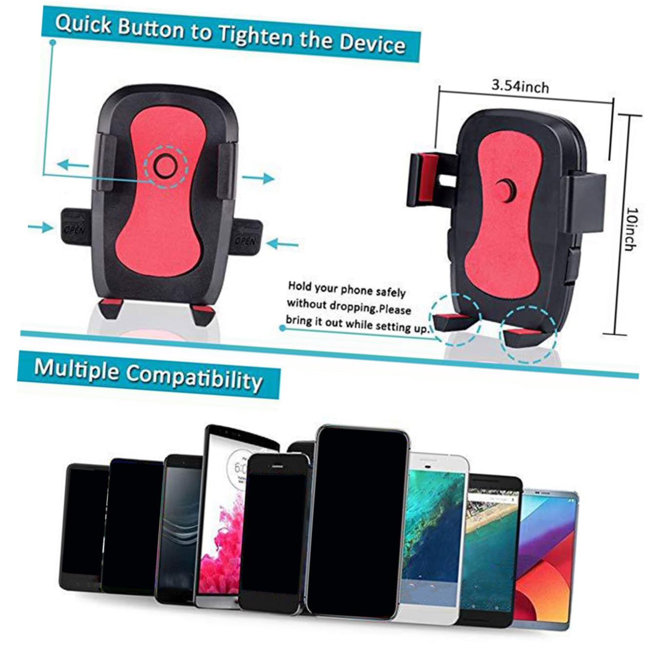 Supporto Per Telefono Con Luce Anello Dimmerabile Supporto Per Treppiede Flessibile Per Streaming Live e Selfie Notturni
