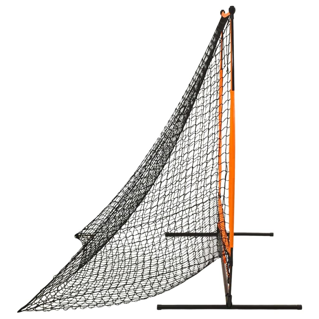 vidaXL Multisport Übungsnetz Baseball mit Schlagzone Aufbewahrungstasche Sicherheitsnetz Schutznetz Trainingsnetz Schwarz 174x76x158,5cm