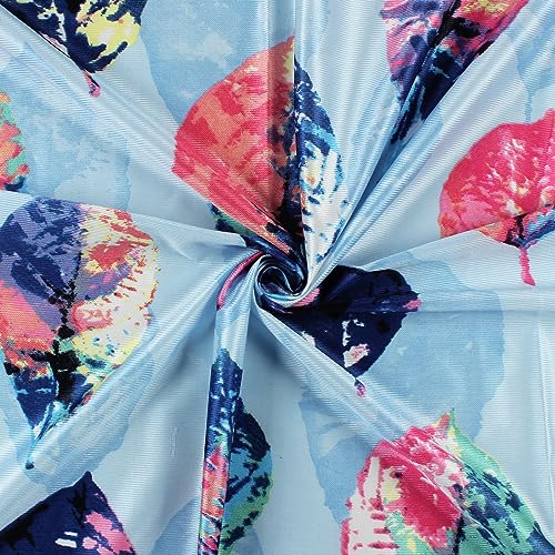 Image of Curtain Door - Raga Curtains Door Curtains 7 Feet for Home and Living Room |Abstract| Aqua Blue| Polyester, Pack of 2