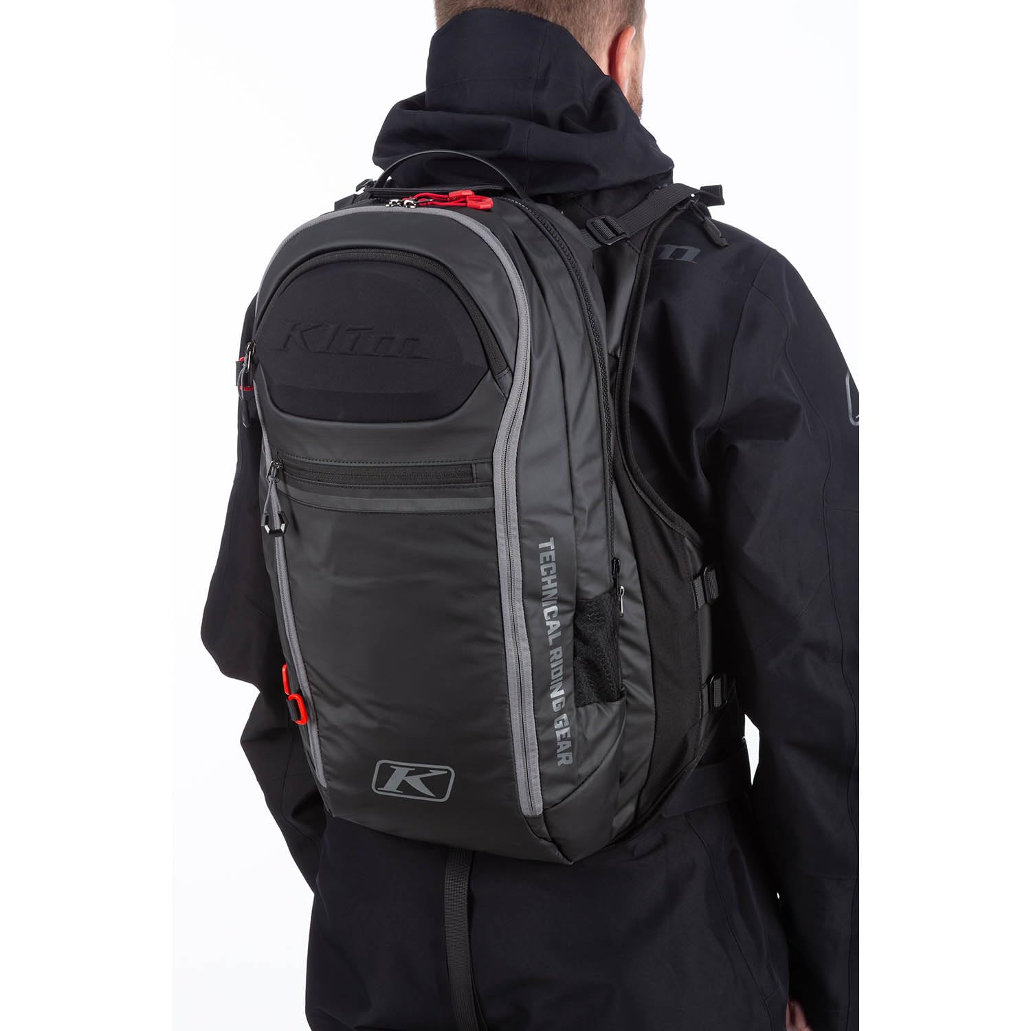 KLIM Atlas 14 Avalanche Airbag Snowmobile Vest Large - 3XL - Black - Castlerock