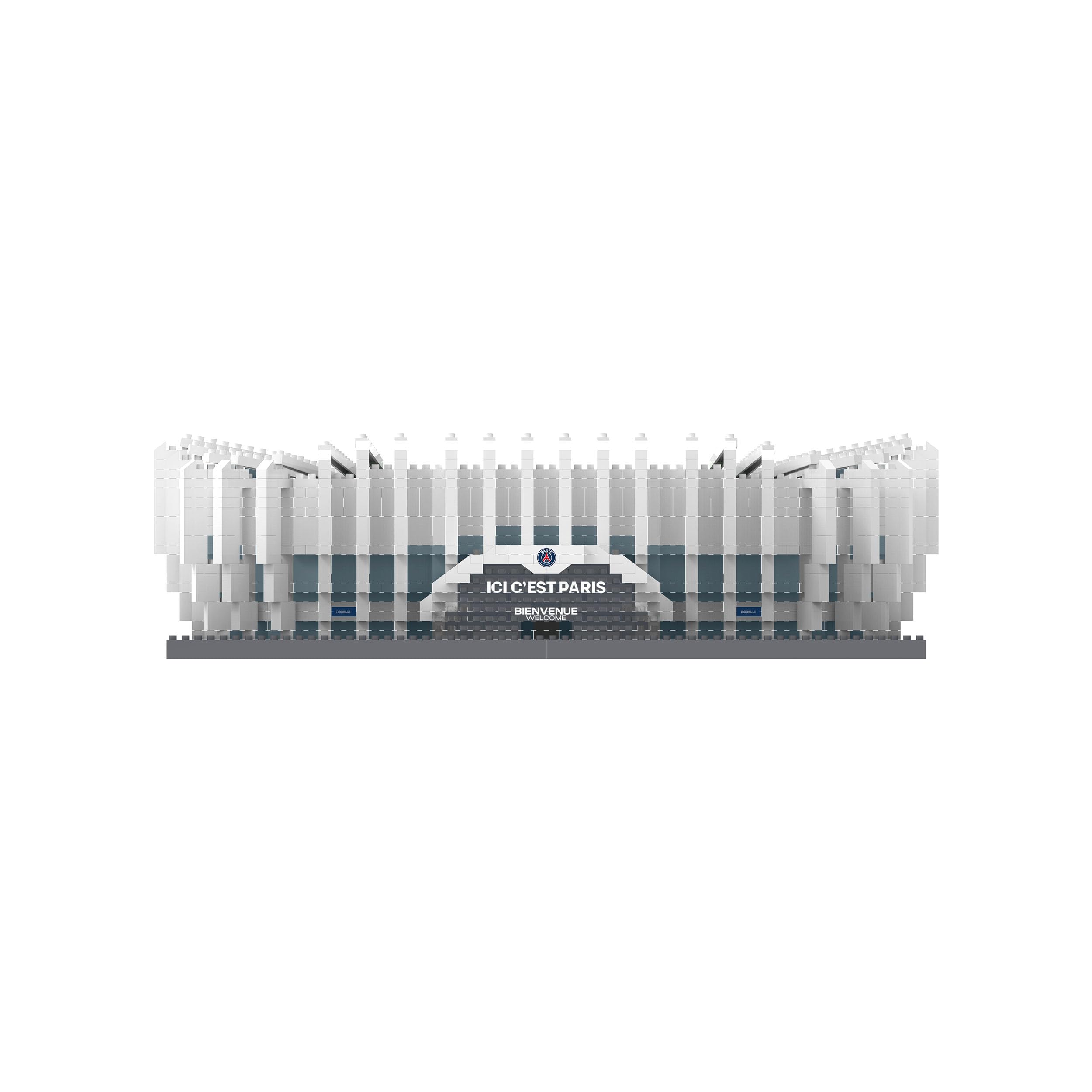 FOCO Produit sous Licence Officielle Paris Saint-Germain FC Parc des Princes BRXLZ Stade 3D Briques Modèle
