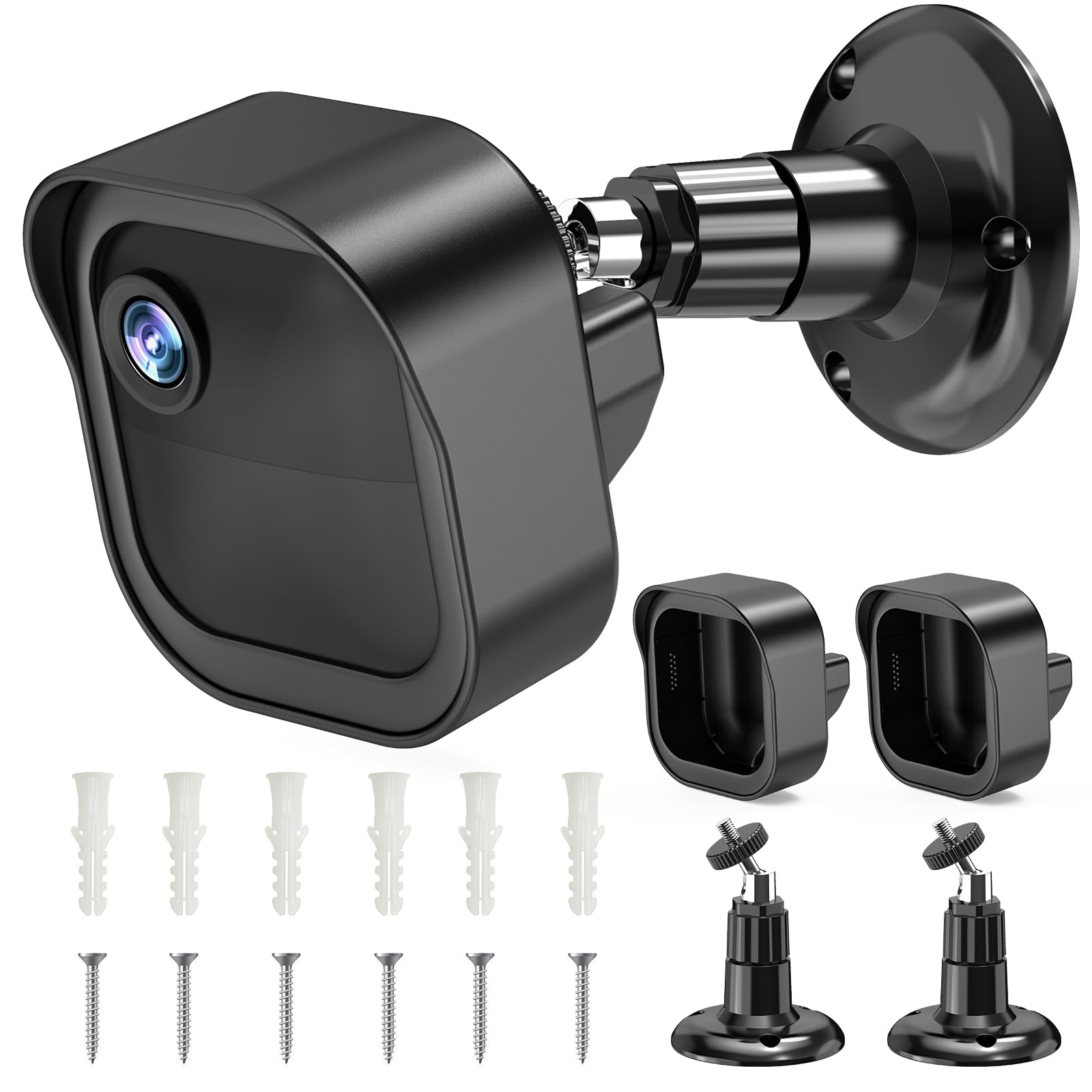 Blink Outdoor 4 Kamera Halterung (2er Pack), 360° Verstellbare Wandhalterung mit Wetterfester Schutzhülle, Montagehalterung für Blink Kamera Outdoor 4 (4. Gen)/ 3. Gen/Außenkamera 2K+