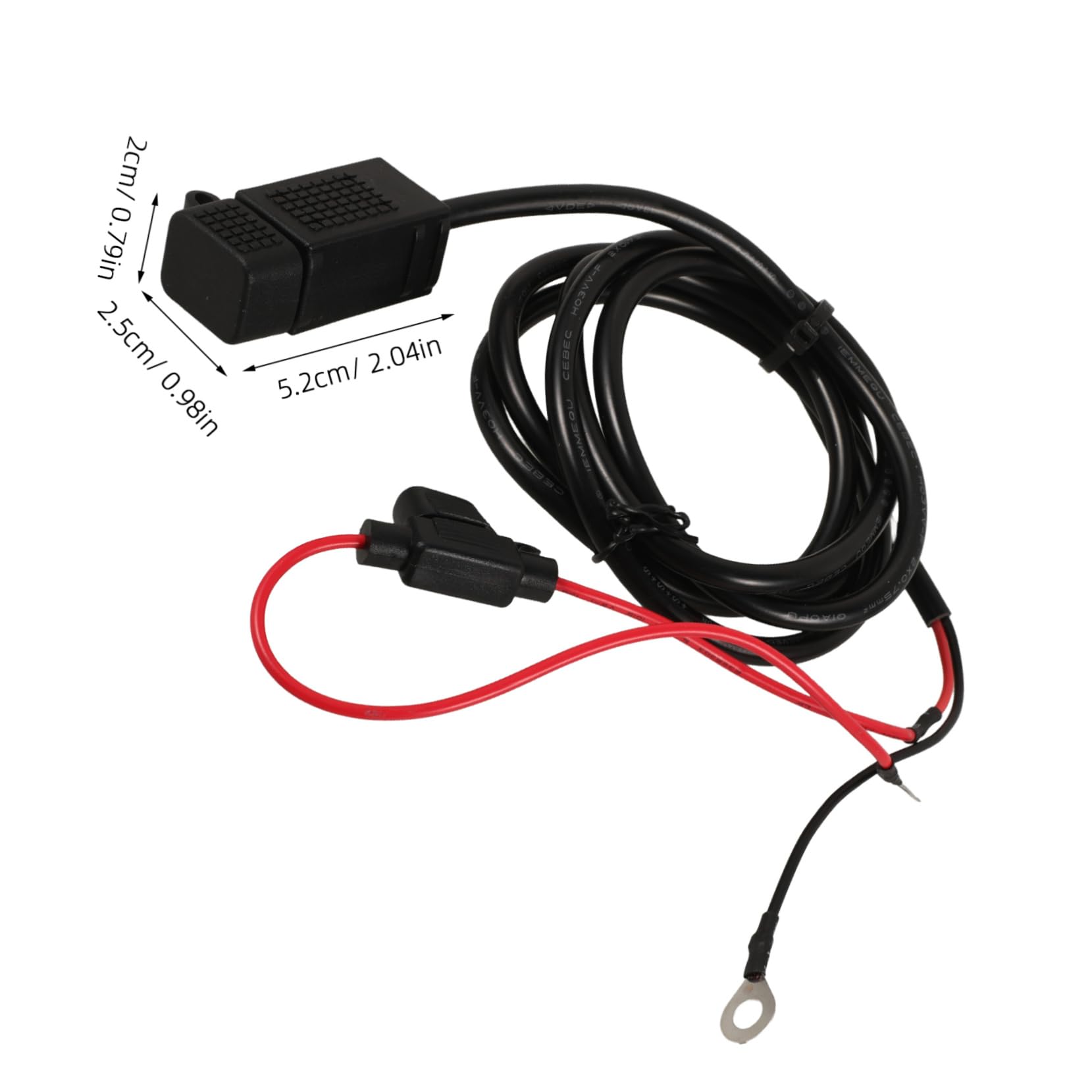 Unomor Motorcycle Phone Charger Bracket Kickstand Abs Metal Compact Portable Design