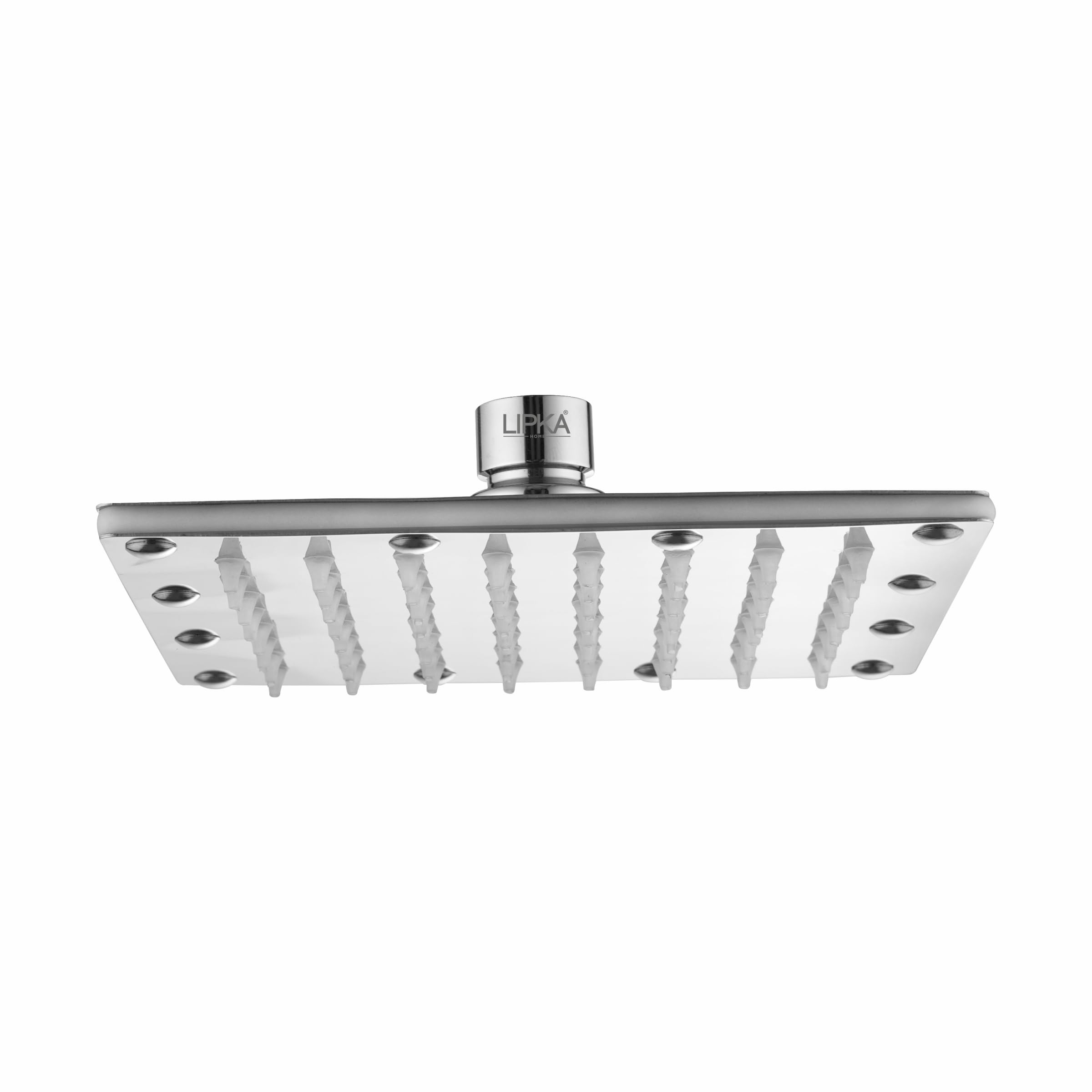 LIPKA Sandwich Overhead Shower 4x4 Inches | 304-Grade Stainless Steel Showerhead for Bathroom with Easy-to-clean Silicone Nozzles | WITHOUT ARM & FLANGE (B081PTX4R2) Amazon Price History, Amazon Price Tracker