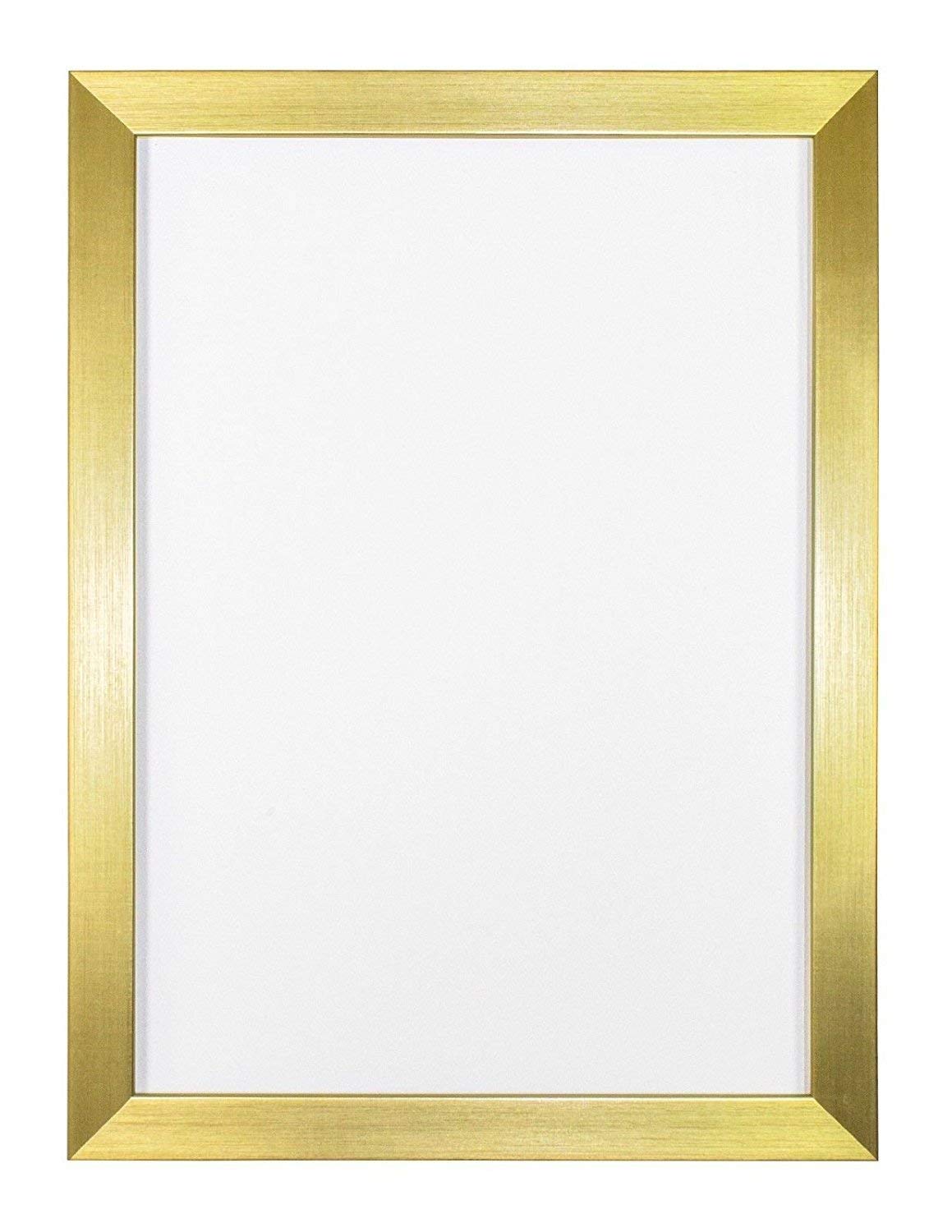 Memory Box Rainbow Colour Range Picture/Photo/Poster frame with Perspex Sheet - Moulding measures 19mm wide and 15mm deep - (38.1 x 30.5cm) Gold 15" x 12"
