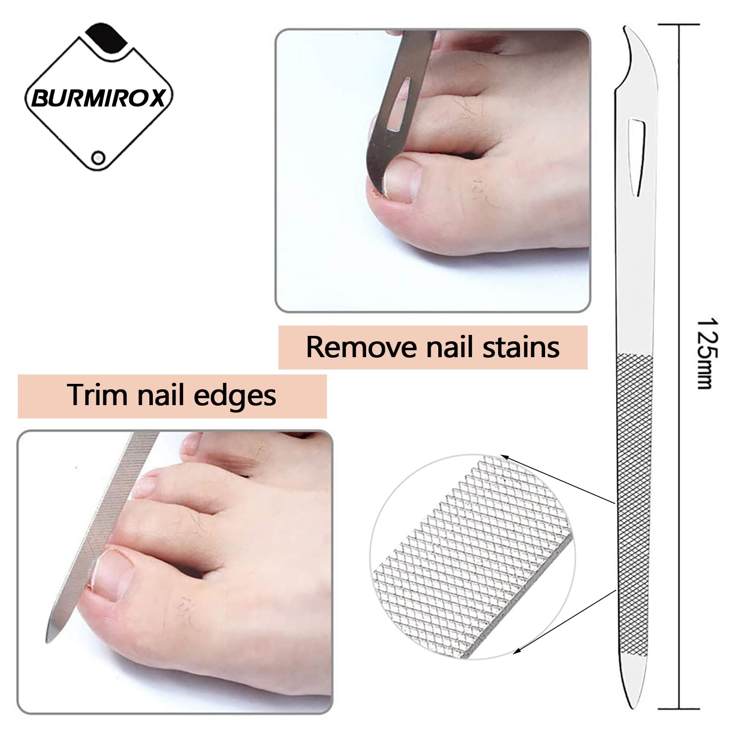 Tronchesino Unghie Piedi Professionale, Tronchesi per Cuticole，Tronchese Unghie Acciaio Inox in Acciaio Inox,per Unghie Spesse, con Funghi, Incarnite