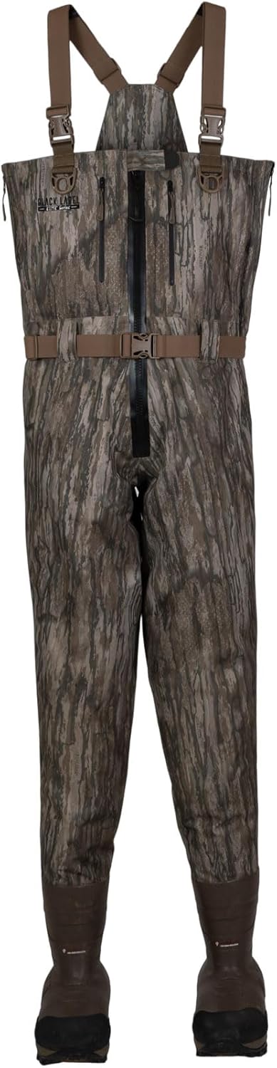 Banded Men's Black Label Elite Zipper Uninsulated Waders | Waterproof Breathable Durable Hunting Chest Wader w/Rugged Boots