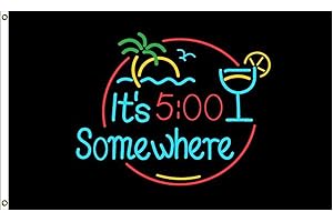 It's 5 O'Clock Somewhere Flag: Unveil the Vibe of Cool Gatherings
