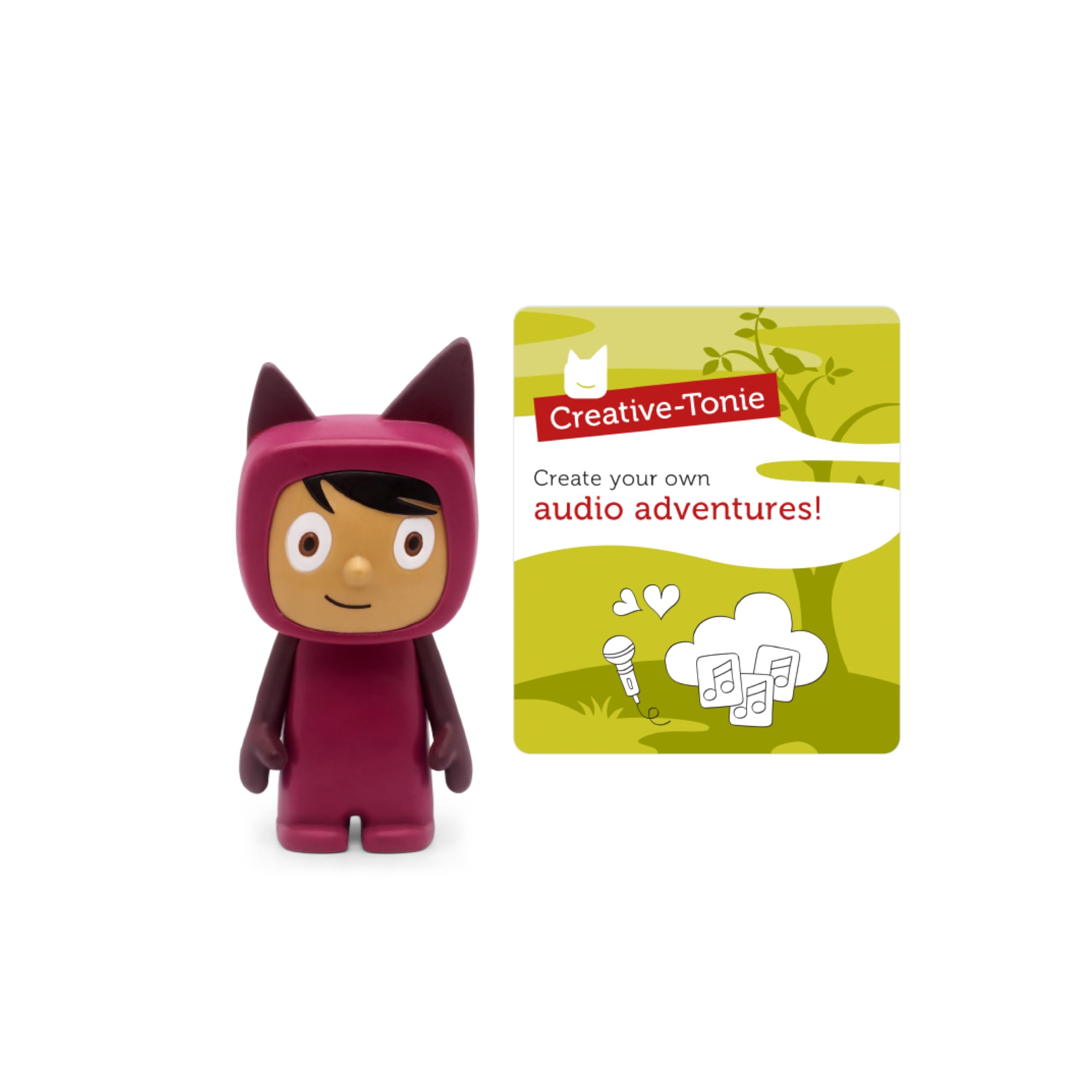 Tonies Creative Toy Figurine - Record and Upload up to 90 Minutes of Your Own Stories and Songs - Purple/Light