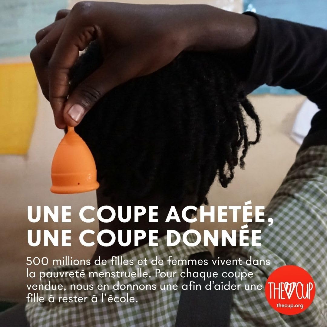 Lunette Coupe Menstruelle en Silicone Médical | Jusqu'à 12 h de Confort, Réutilisable jusqu'à 10 Ans, Sans BPA, Fabriquée en Finlande, Taille 2 Pink