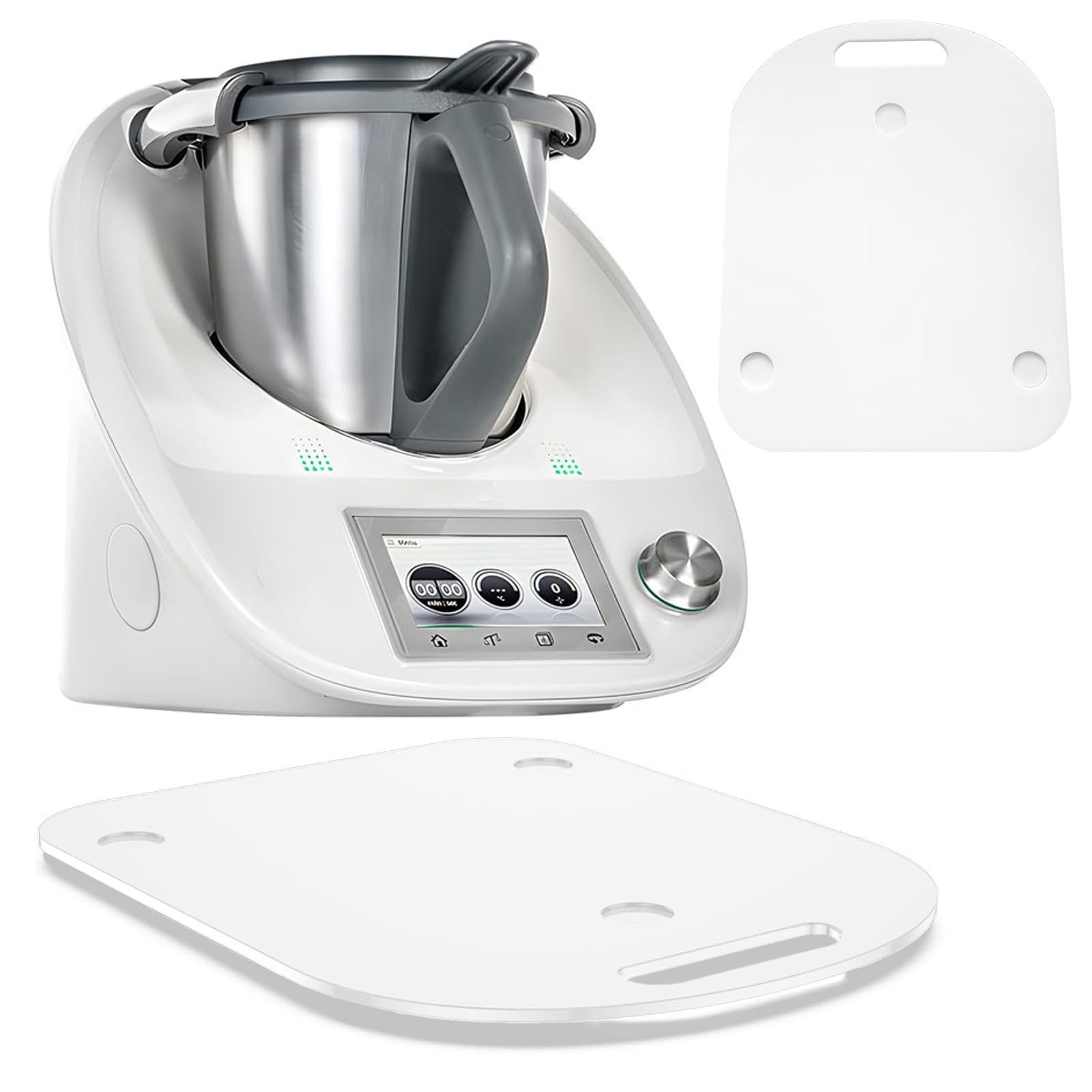 Sliding Board for Thermomix Tm6 Accessories, Thermomix Accessories- Glider Effortless Movement and Secure Standing (White)