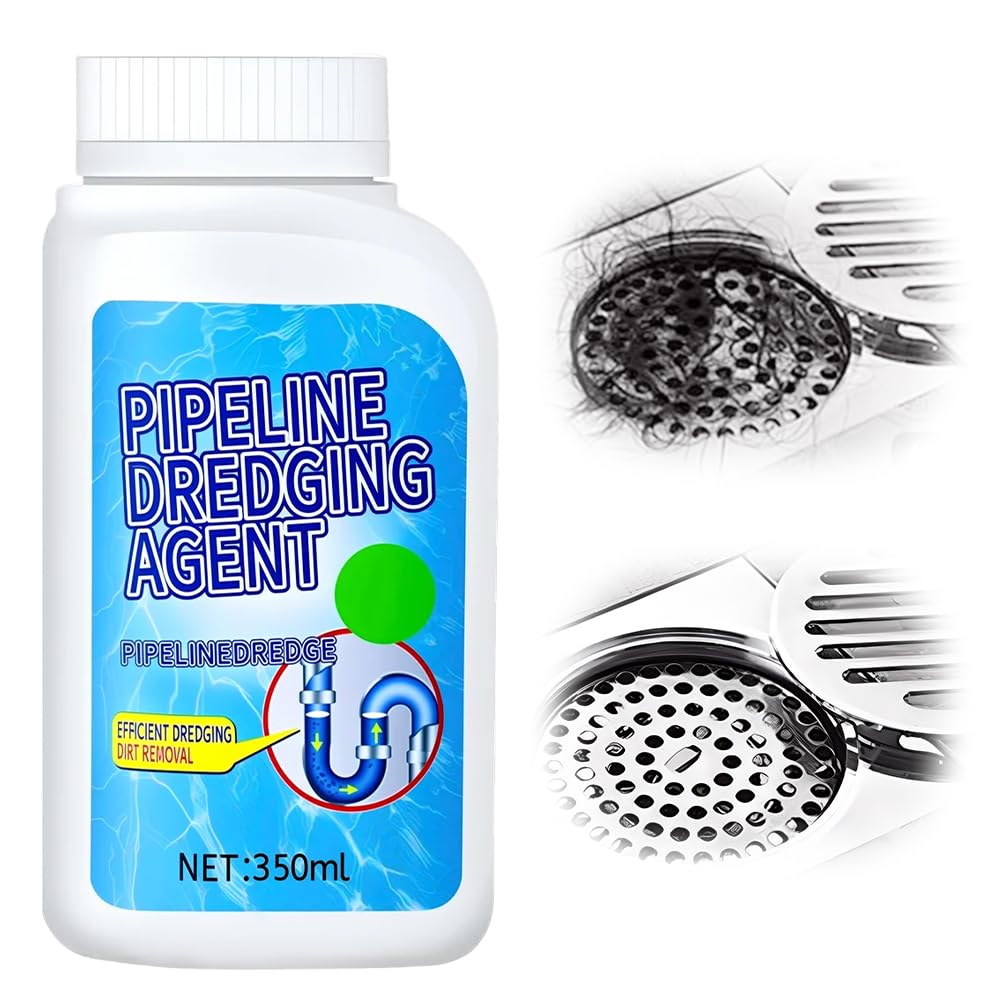 Pipeline Dredging Agent, 2025 New Powerful Powerful Pipe Dredging Agent for Bathroom Kitchen Sink And Drain Cleaner (1PC)