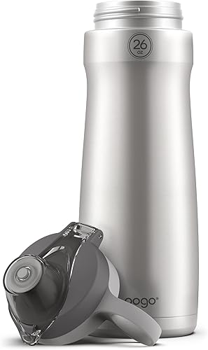 Miniatura 4 de Pogo Vacuum Insulated Stainless Steel Water Bottle with Leak Proof Chug Lid and Silicone Carry Loop - 26oz
