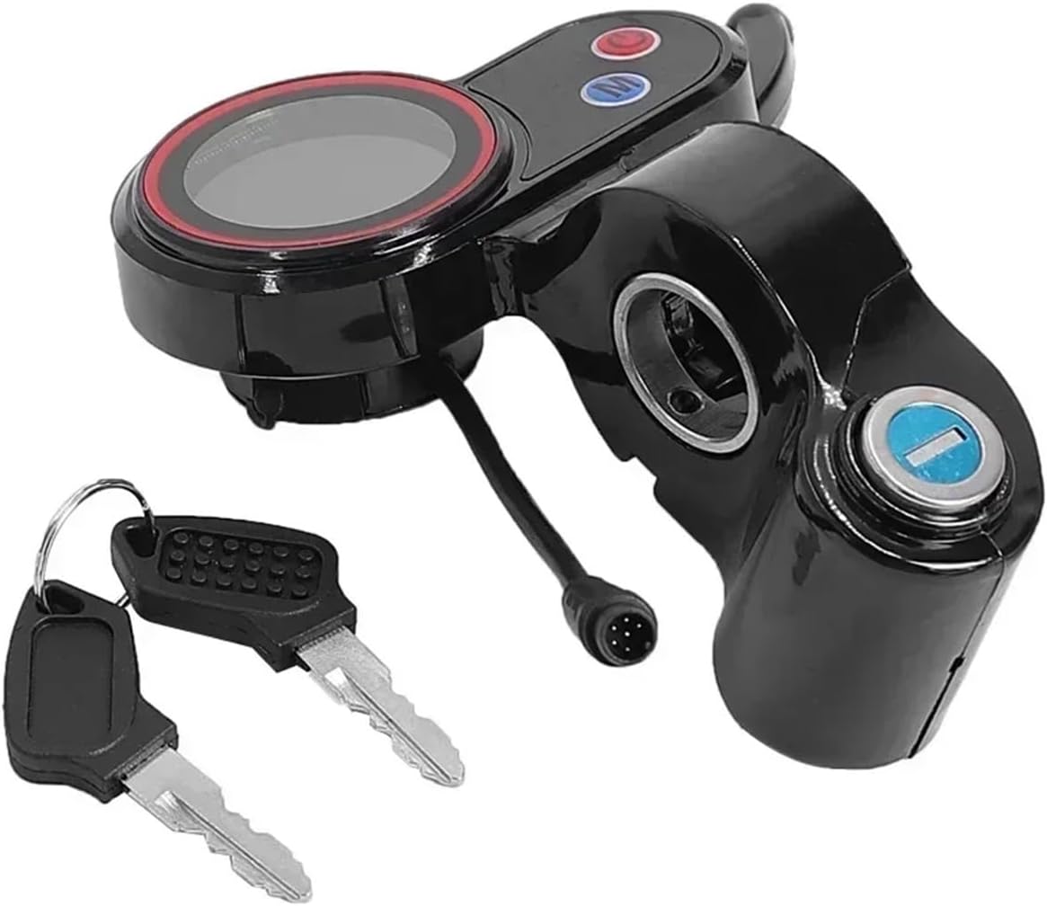 6 Pin Display LCD Display Compatible with Hitway H5 Kickscooter with Locking Instrument Accessories Electric Scooter Dashboard Part Scooter Parts