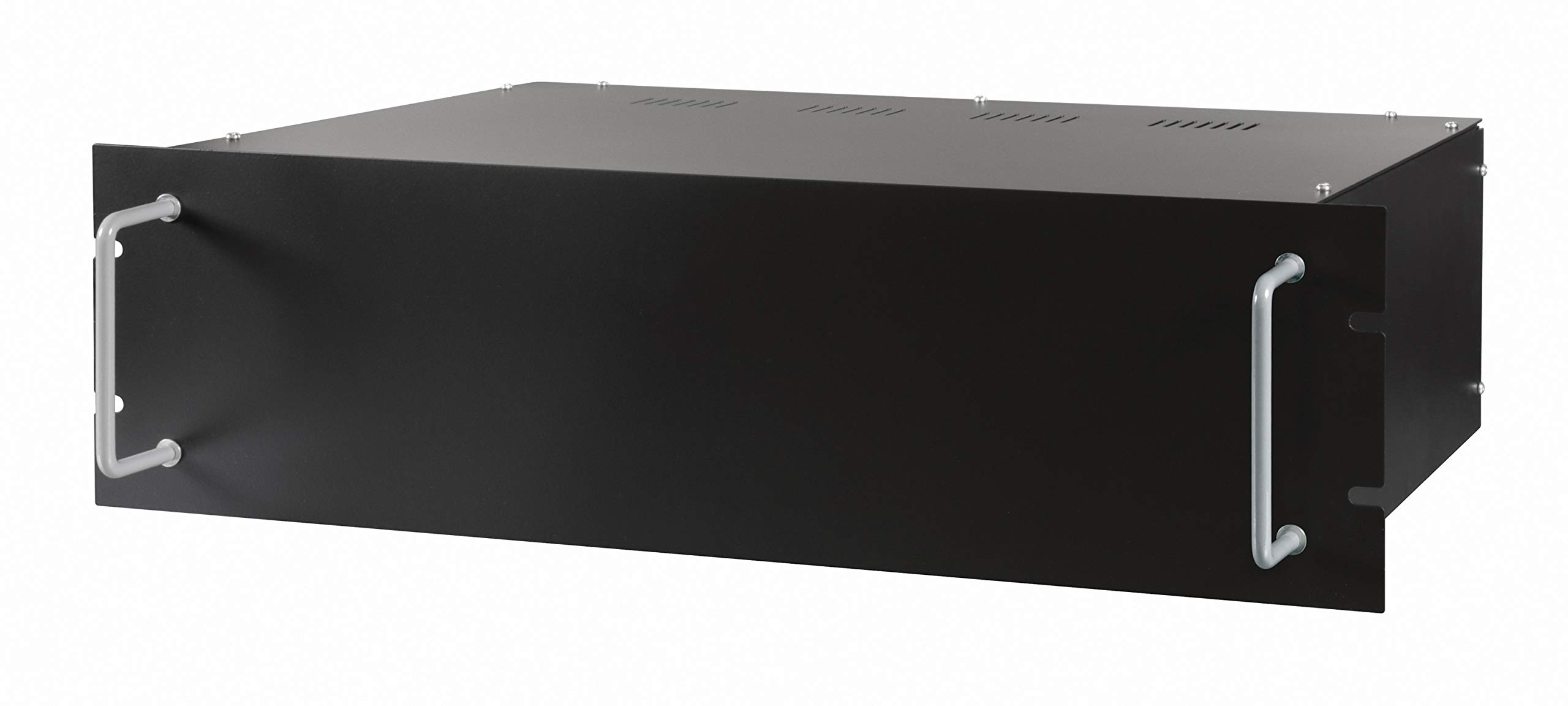 Blanko 480 mm (19") Rack-Leergehäuse 3 HE, Montagesatz