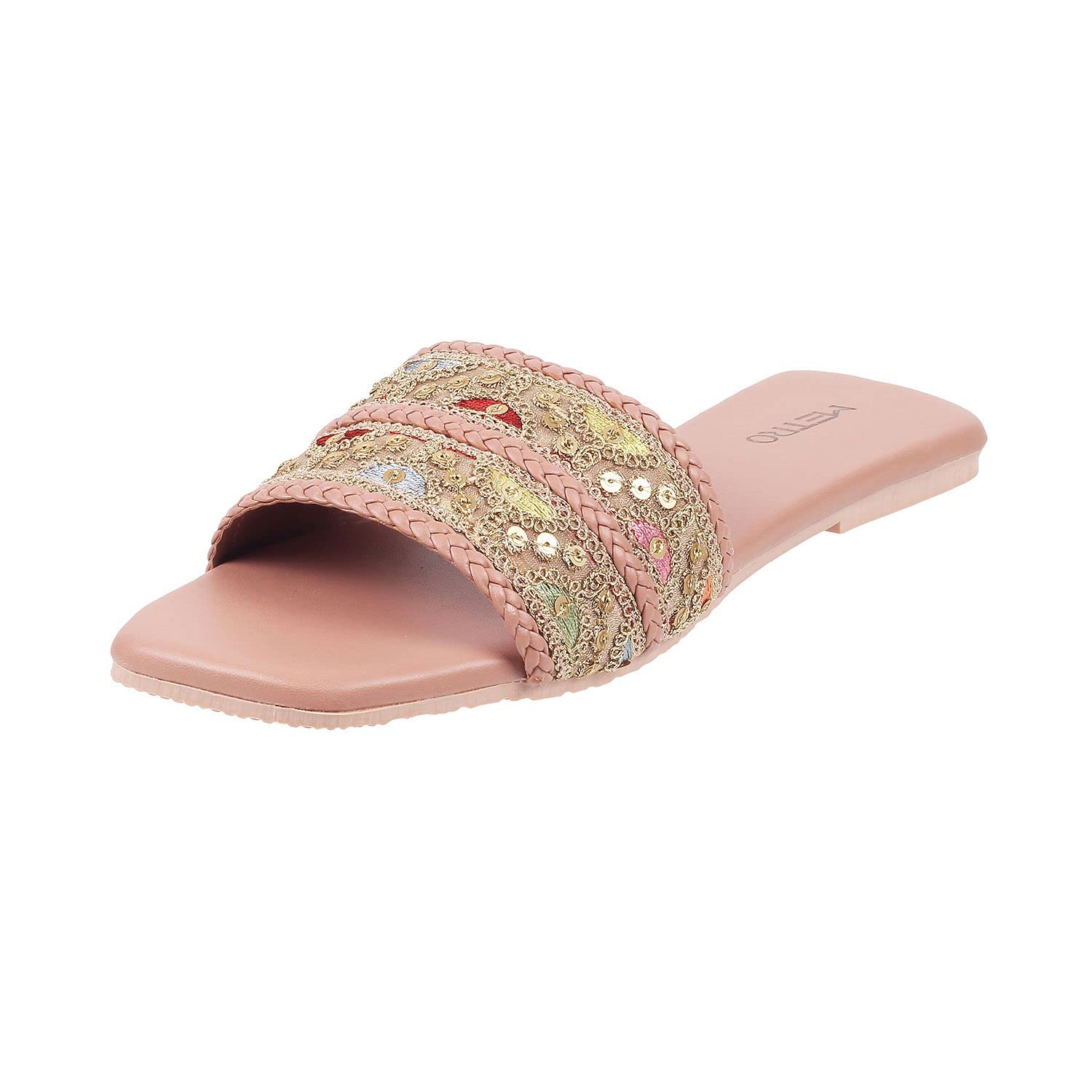Metro Womens Synthetic Pink Slippers (Size (8 UK (41 EU)) (B0BF2LQNZ1) Amazon Price History, Amazon Price Tracker