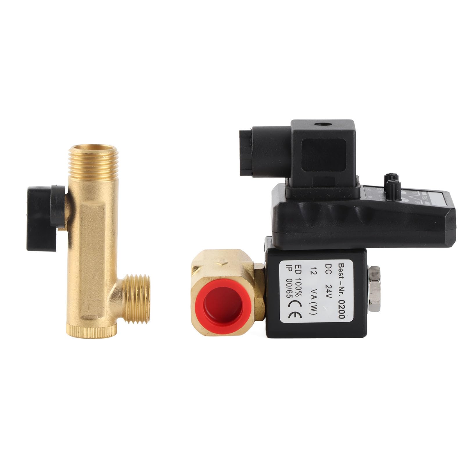 Valvola di Scarico Elettronica, Design Compatto in Ottone (DC24V)