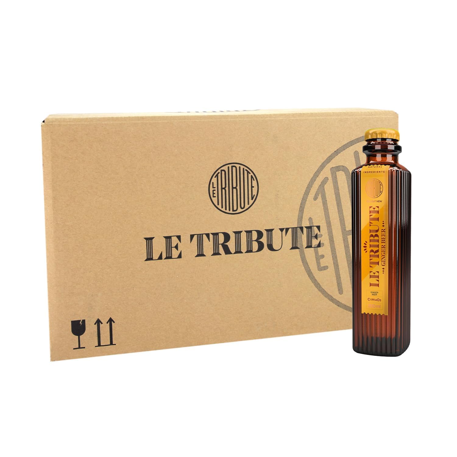 FRESH LE TRIBUTE GIN Ginger Beer 24 x 200 ml natürliche Zutaten Quellwasser