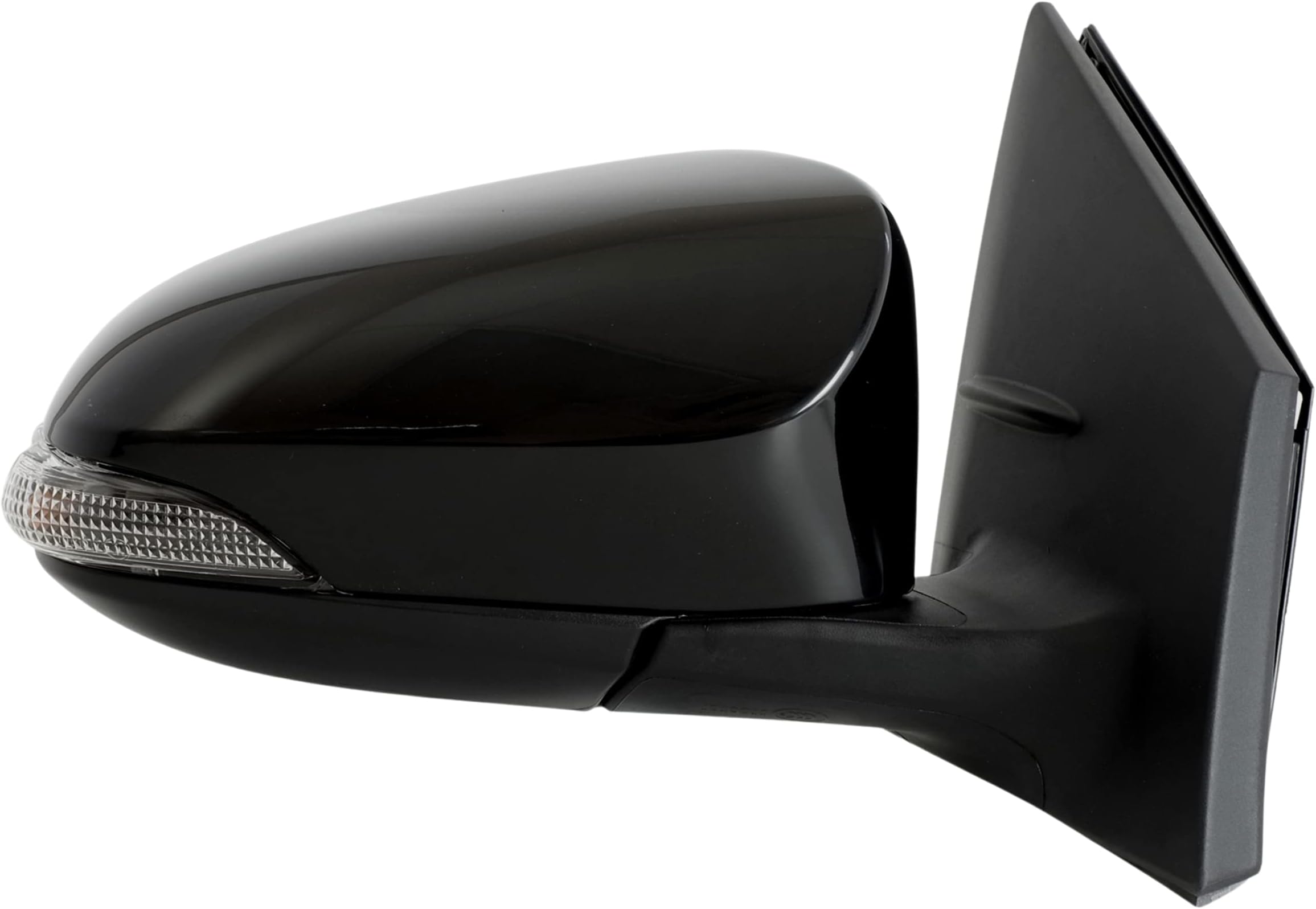 Spieg Passenger Side Mirror for 2014-2018 Toyota Corolla Power Adjustment Heated Glass Manual Folding Turn Signal Light Black 7 Pins Right TO1321295